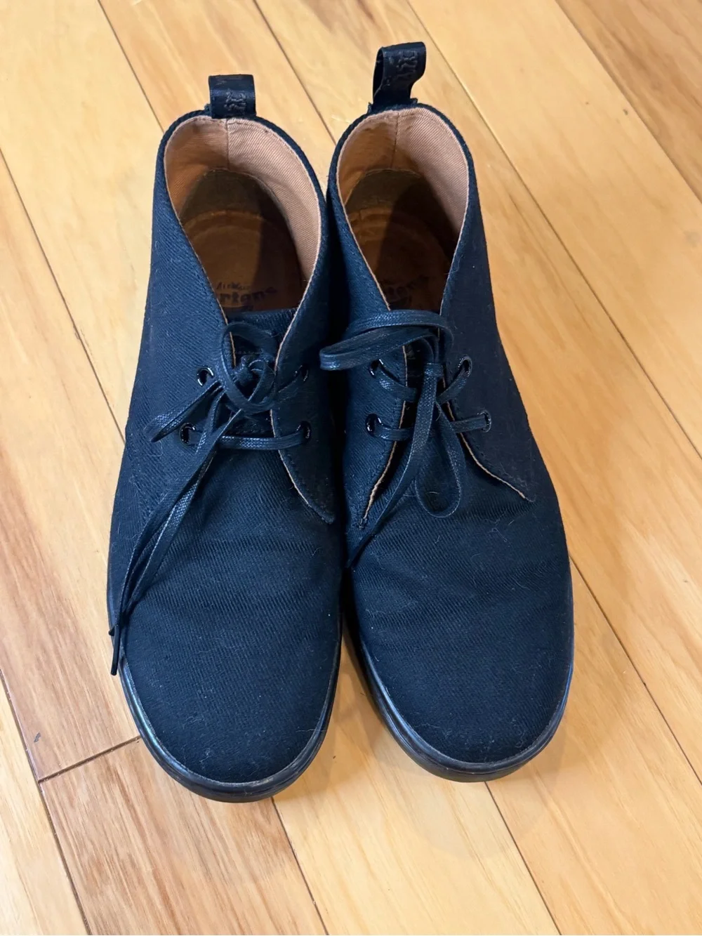 Dr. Martens Mayport AirWair Men's Black Canvas Casual Utility Lace-Up Boots